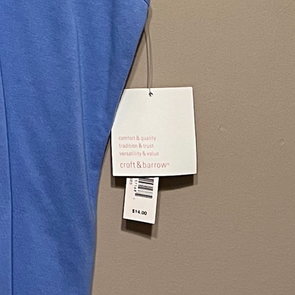 Croft & Barrow Dusty Blue Comfort Tank - Picture 4 of 4